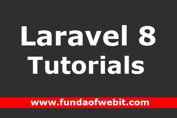 Laravel 8 Tutorials